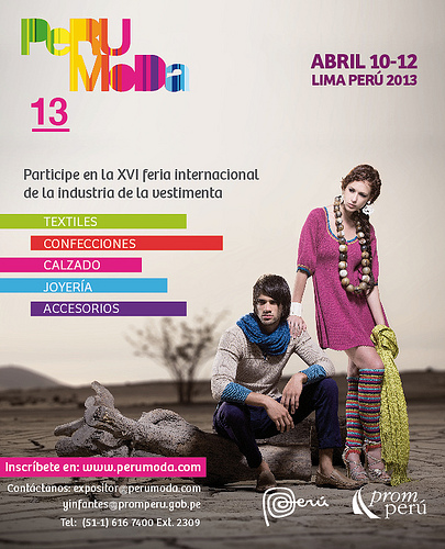 ペルーのファッションビジネスフェア「Peru Moda　2013」４月に開催