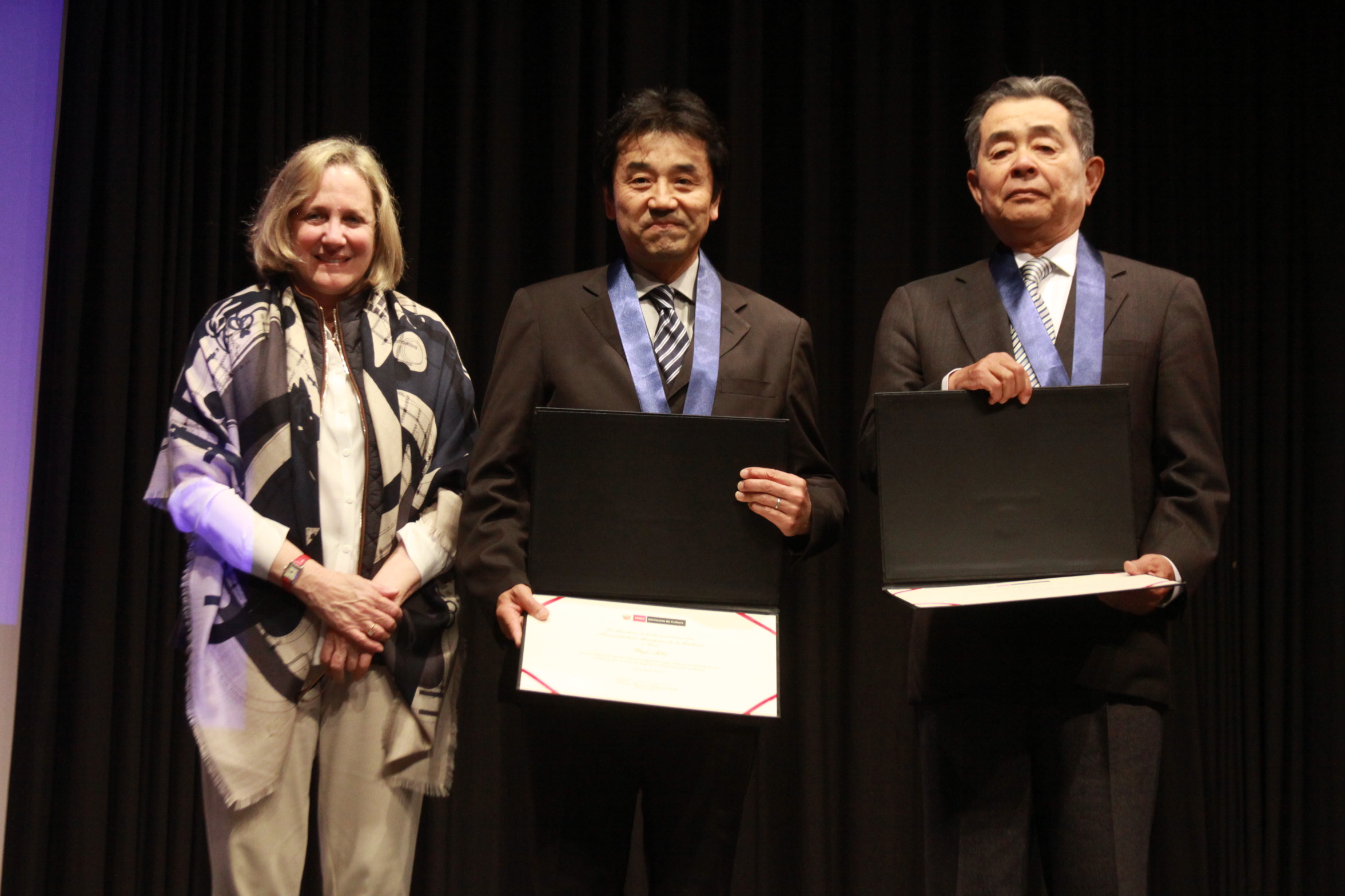 ペルーにおける考古学への功労者として、大貫良夫東京大学名誉教授が表彰